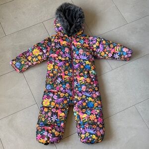Next Vibrant Floral Snowsuit